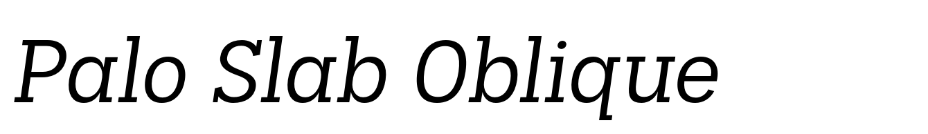 Palo Slab Oblique
